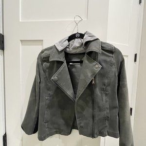 Marrakech hooded camo moto jacket (excellent condition)